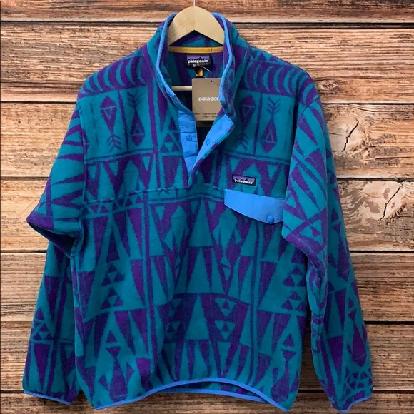 NWT Patagonia synchilla  Tribal Geo Print - Picture 2 of 6